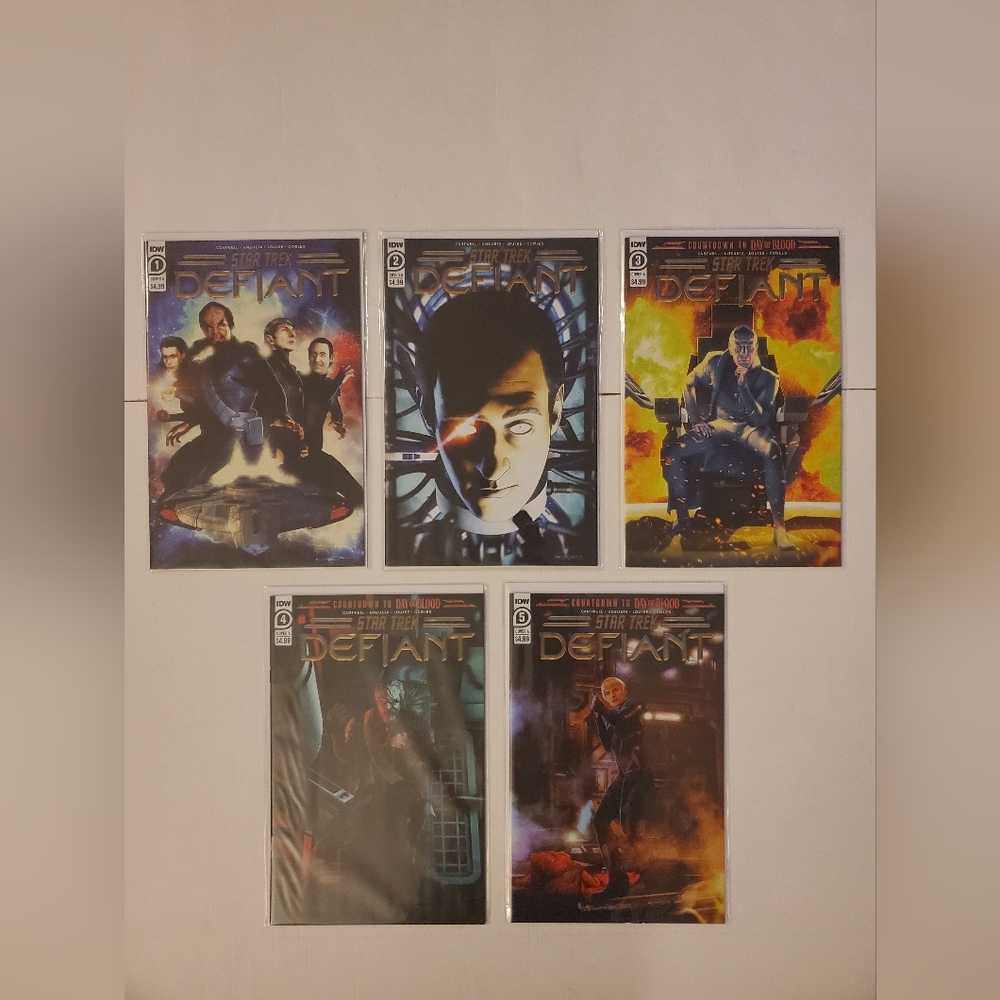 Star Trek: Defiant: Countdown to Day of Blood #1-5 Cover A (2023 IDW Publishing)